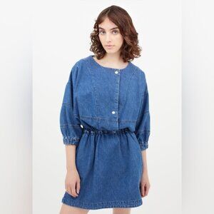 NWOT RACHEL COMEY Holt Denim Mini Dress Women’s Size 4